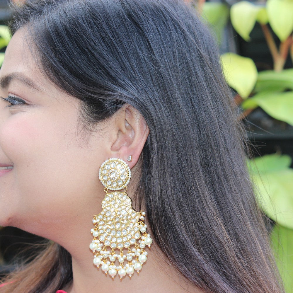Saima Kundan Earring image 2