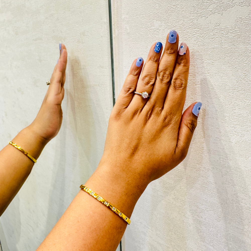 Diamond Setting Cuff Bracelet image 0