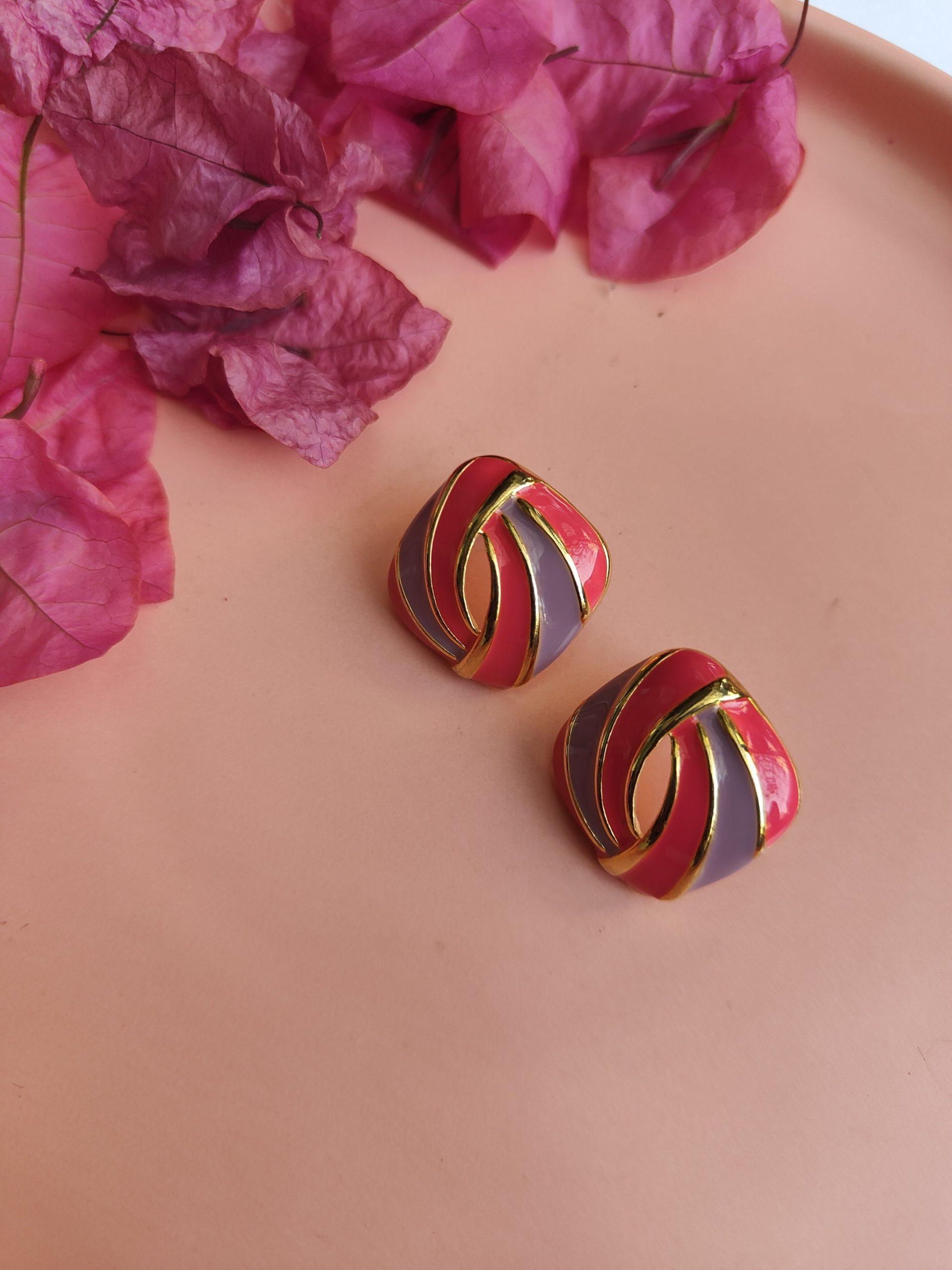 Resin Red Studs image 0