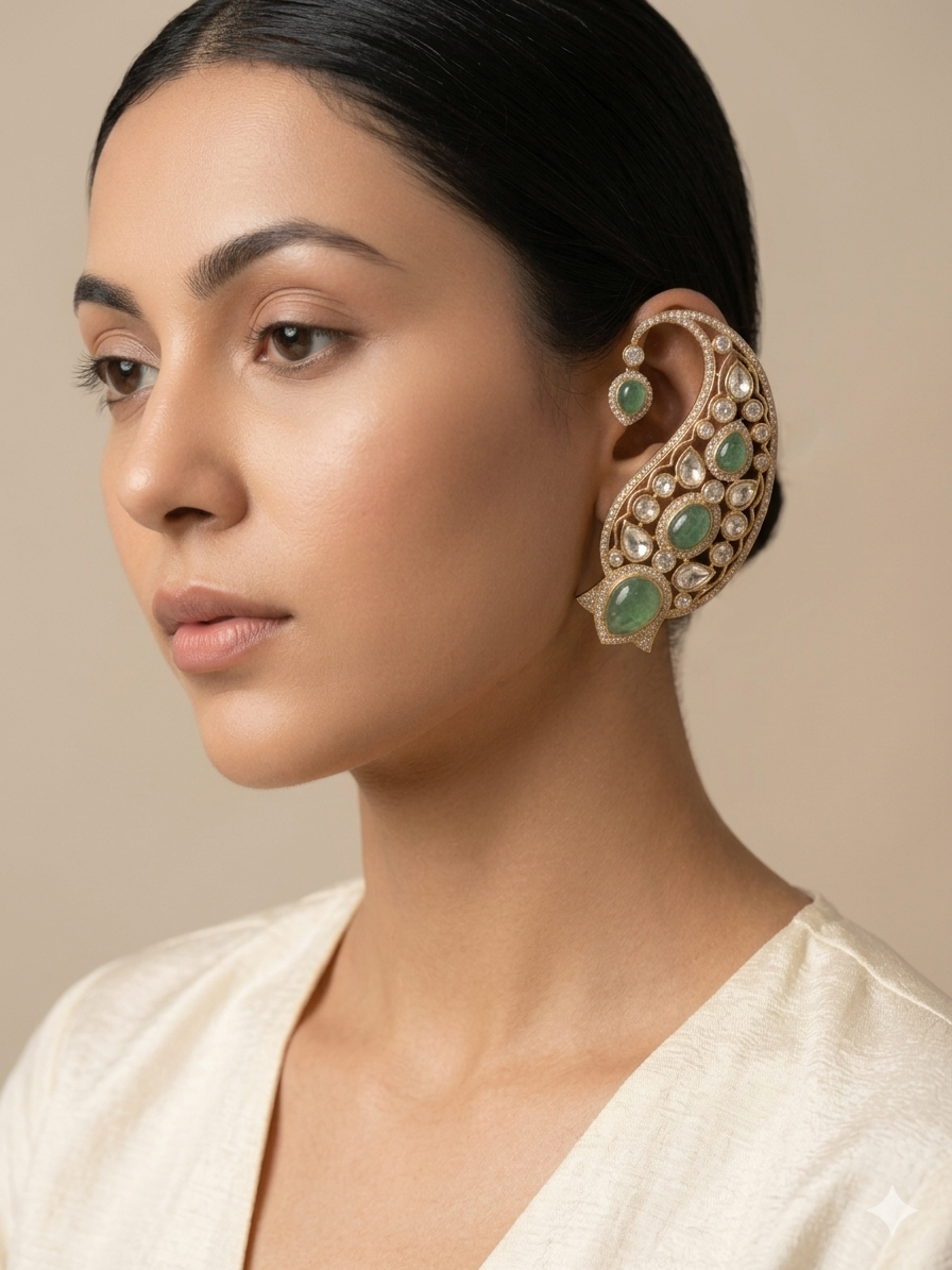 GURPREET MOISSANITE EARCUFF
