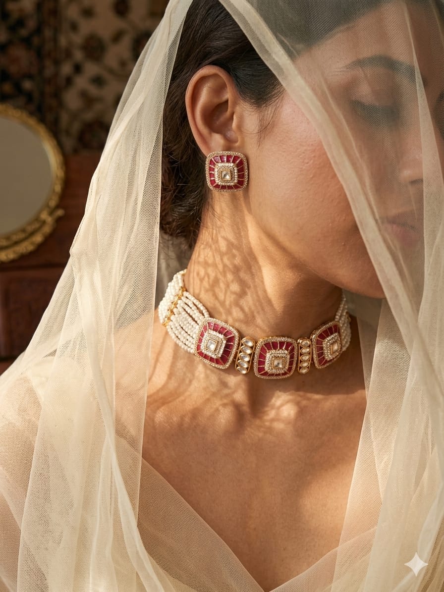 MALTI MEENAKARI CHOKER SET