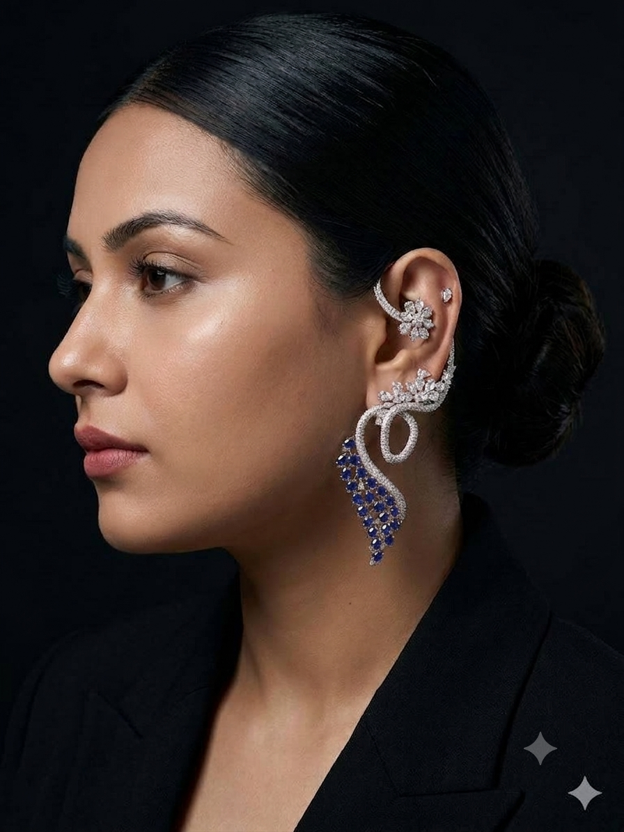 TWISTED BRANCHES EARCUFF