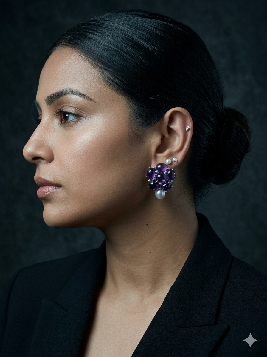 RABNA FLOWER EARRING