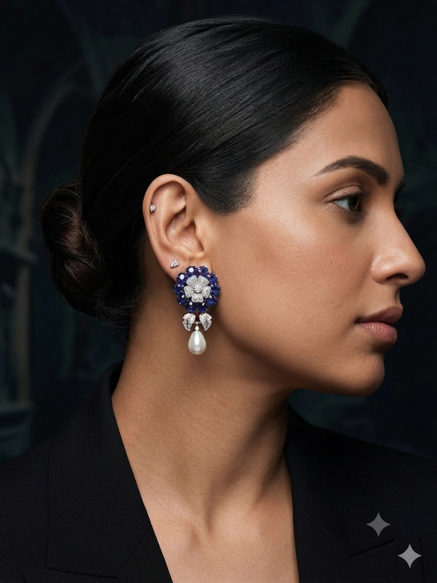 BIANCA FLOWER EARRING