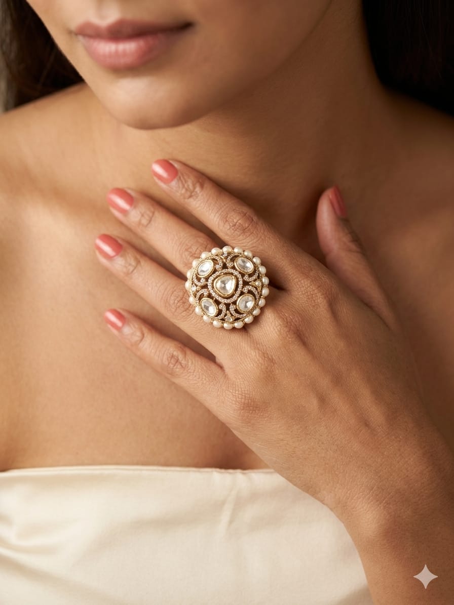 RAMYA POLKI RING