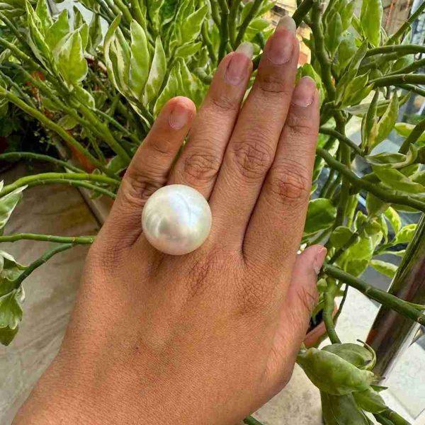 big pearl ring