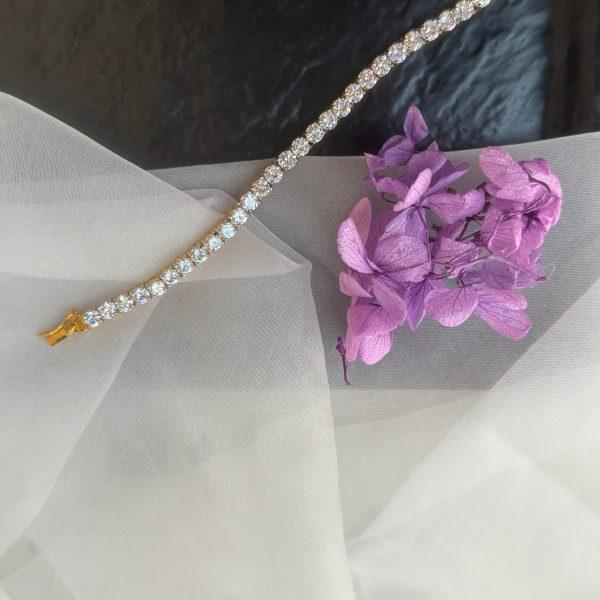 Aheli Tennis Bracelet