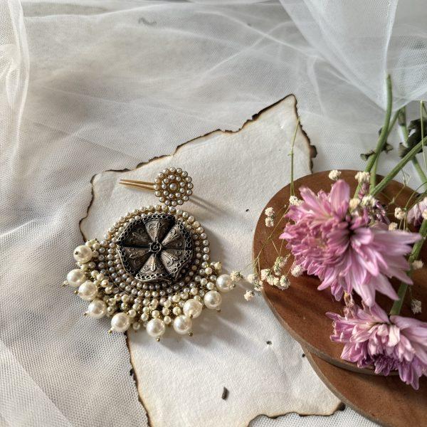 Silver Polki Accessory
