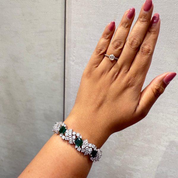 Amika Diamond Bangle