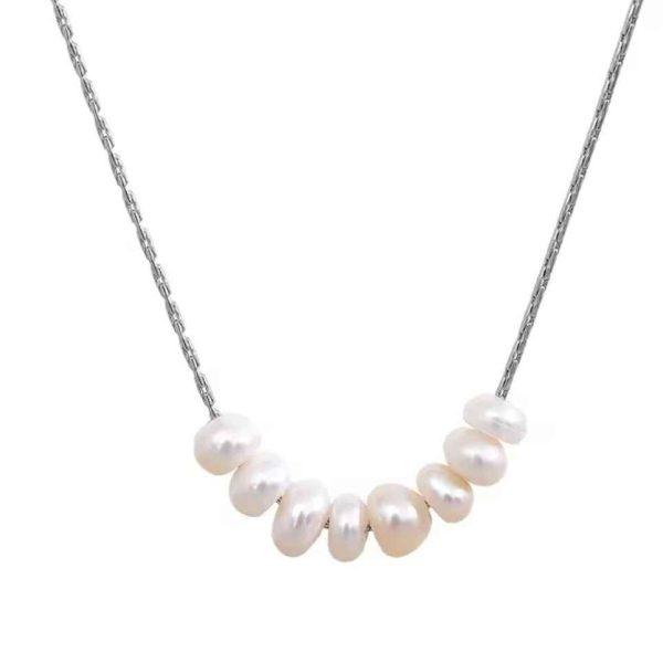 JOY SILVER PEARL CHAIN