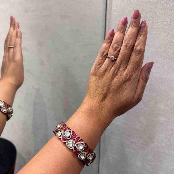RIDDHI RUBY BANGLE