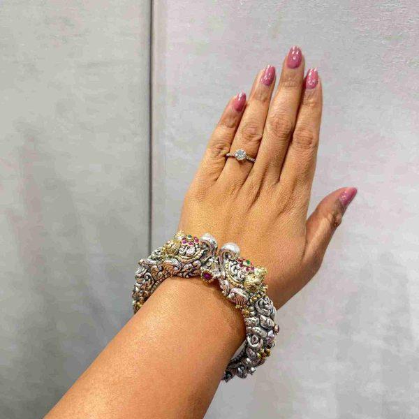 BOHO SILVER BANGLE
