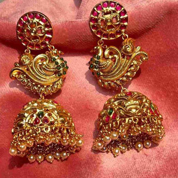 JINDAL TEMPLE JHUMKA