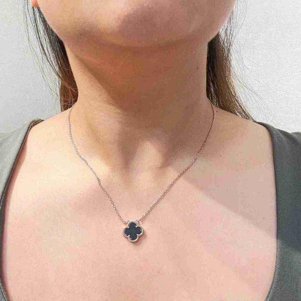 VANCLEEF BLACK PENDENT