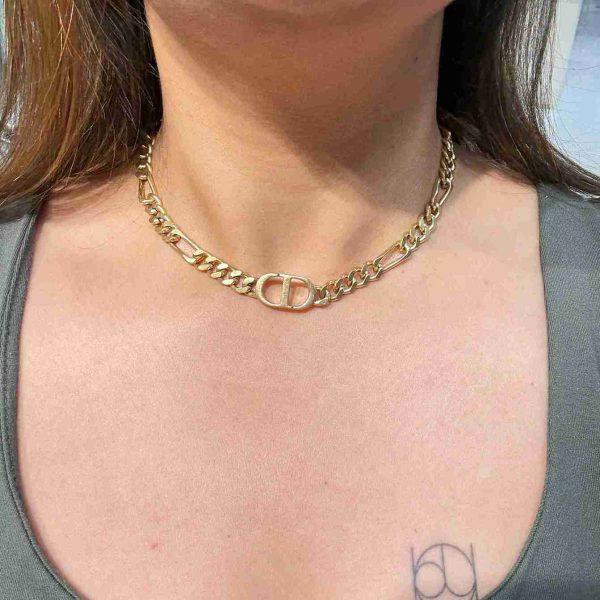 CD MATTE GOLD CHAIN
