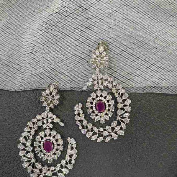 DIANA RUBY DIAMOND EARRING