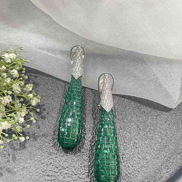 TAYLOR GREEN BLING EARRING