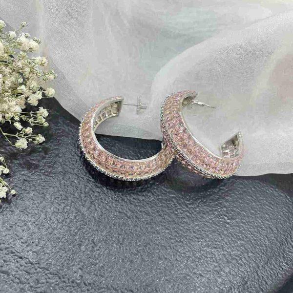SHIRLEY PINK HOOPS