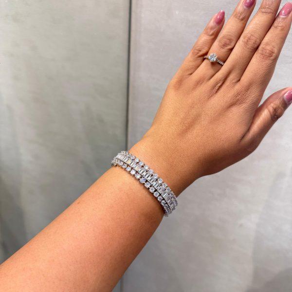 Qiana Diamond Bangle
