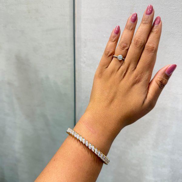 Damira Diamond Bangle